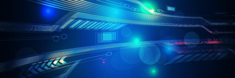 Datenstrategie entscheidend für Erfolg.Ein Stromnetz oder Kabel, durch das statt Strom bunte Datenströme fließen. Das bringt Technik und Daten perfekt zusammen.